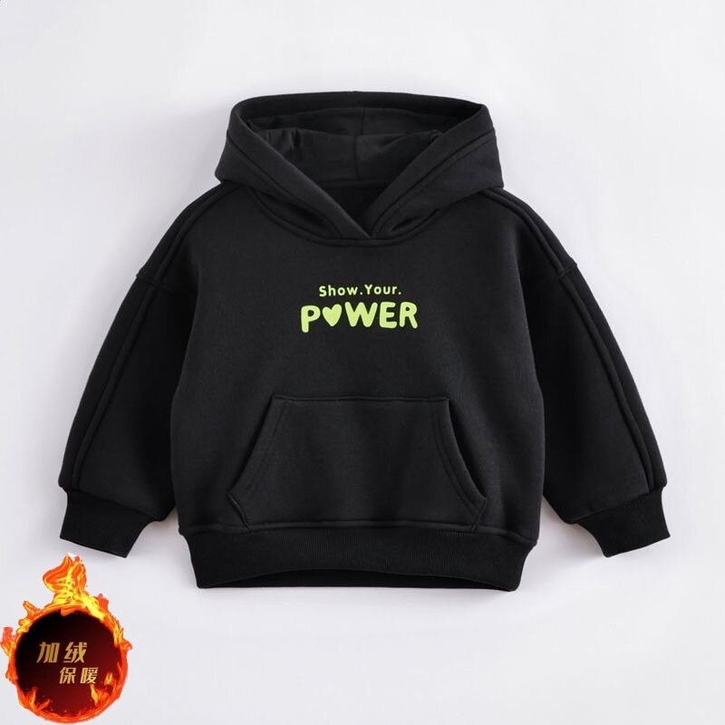 女童衛衣春秋2026新款秋裝童裝洋氣加絨寶寶連帽加厚兒童上衣秋季-規格圖5