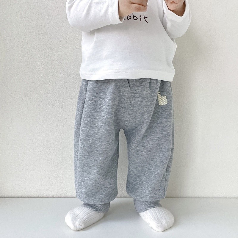 春秋季兒童褲子寶寶大屁屁開檔褲小童衛褲長褲純棉休閒褲0-3童裝-細節圖3