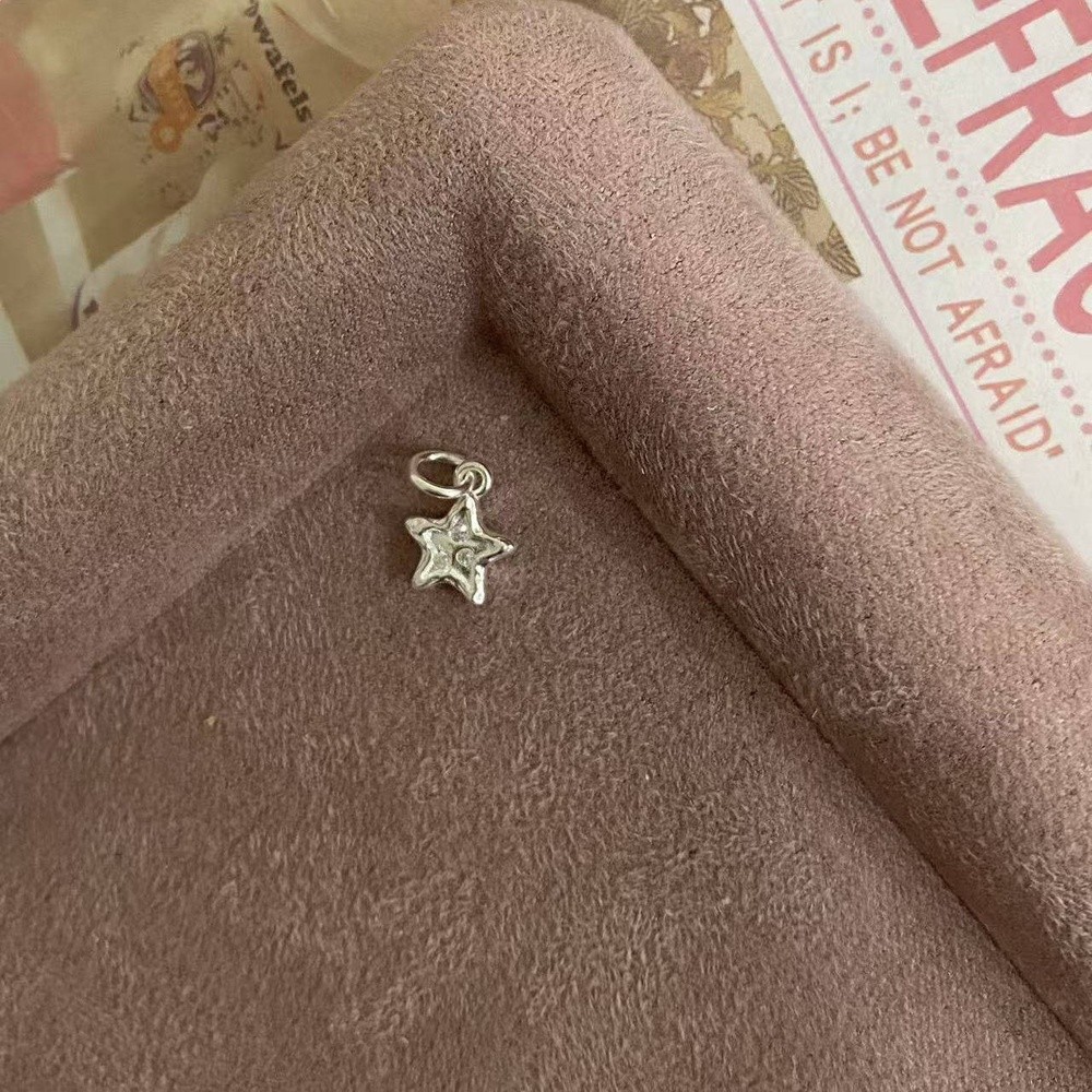 足銀999隔珠吊墜銀串珠萌萌的小配件diy手鍊項鍊銀飾配件-規格圖5
