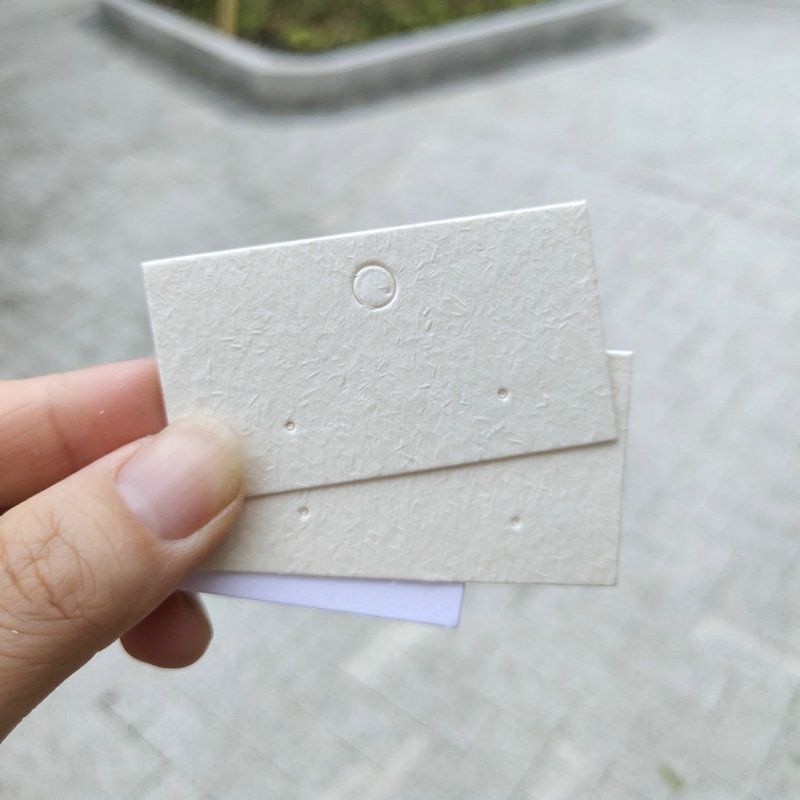 飾品卡紙香紙耳環卡片耳釘耳環髮夾項鍊髮圈首飾展示卡新款代發-規格圖5