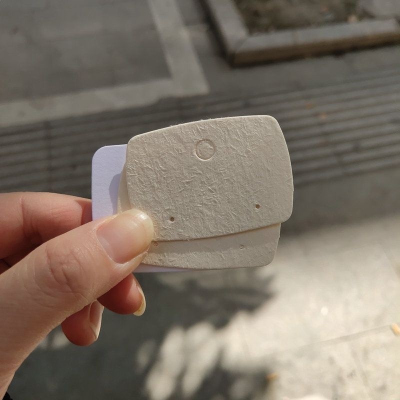 飾品卡紙香紙耳環卡片耳釘耳環髮夾項鍊髮圈首飾展示卡新款代發-規格圖5