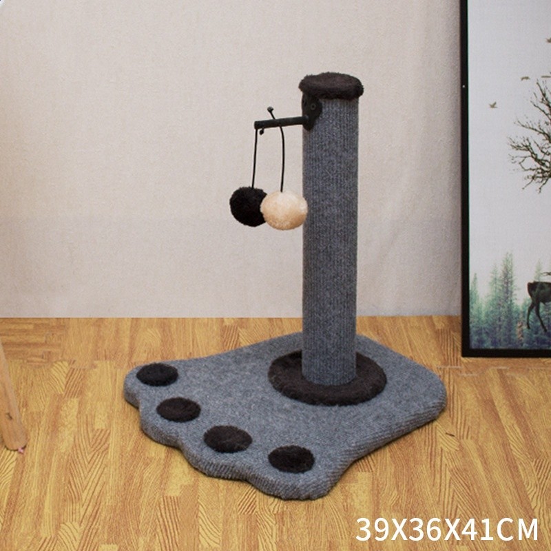 貓爬架貓抓板劍麻立式貓抓柱爪印貓樹磨爪貓咪用品寵物玩具批發-規格圖5