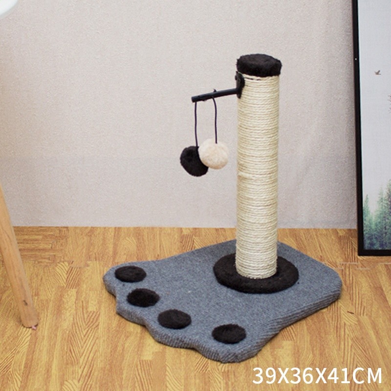 貓爬架貓抓板劍麻立式貓抓柱爪印貓樹磨爪貓咪用品寵物玩具批發-規格圖5
