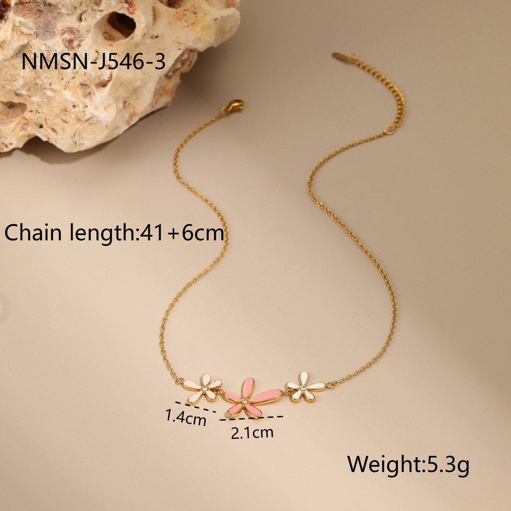 NMSN-J546-3花朵項鍊