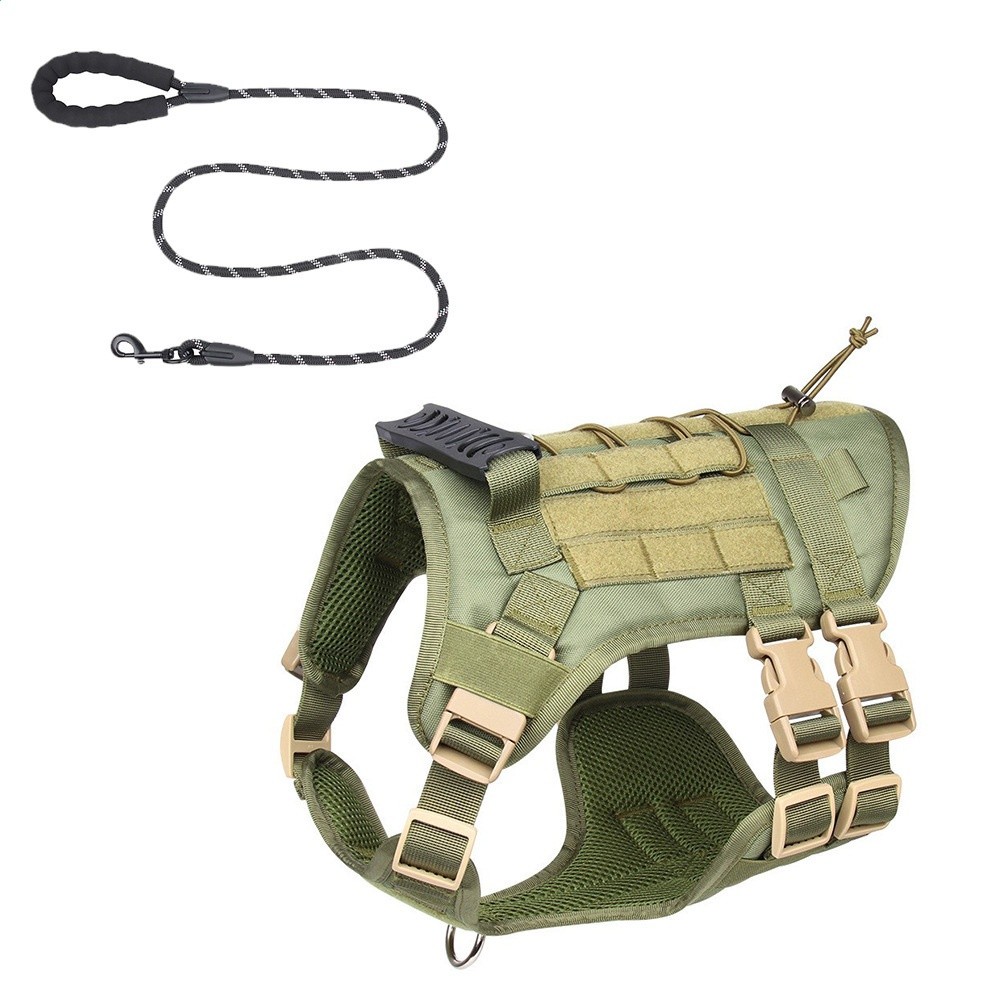 新款大狗戰術背心戶外馬甲狗胸揹帶中大型犬戰術胸背衣服結實耐用-規格圖5