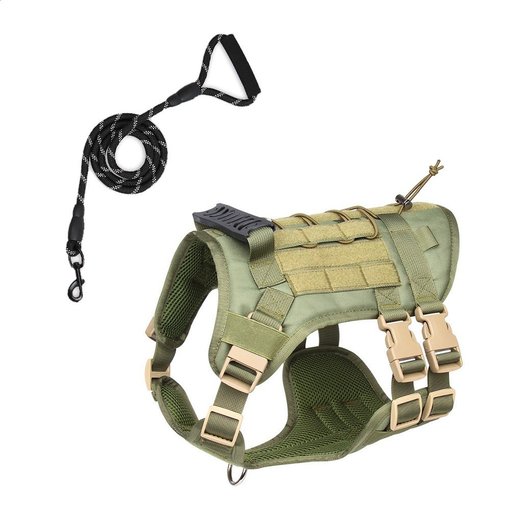 新款大狗戰術背心戶外馬甲狗胸揹帶中大型犬戰術胸背衣服結實耐用-規格圖5