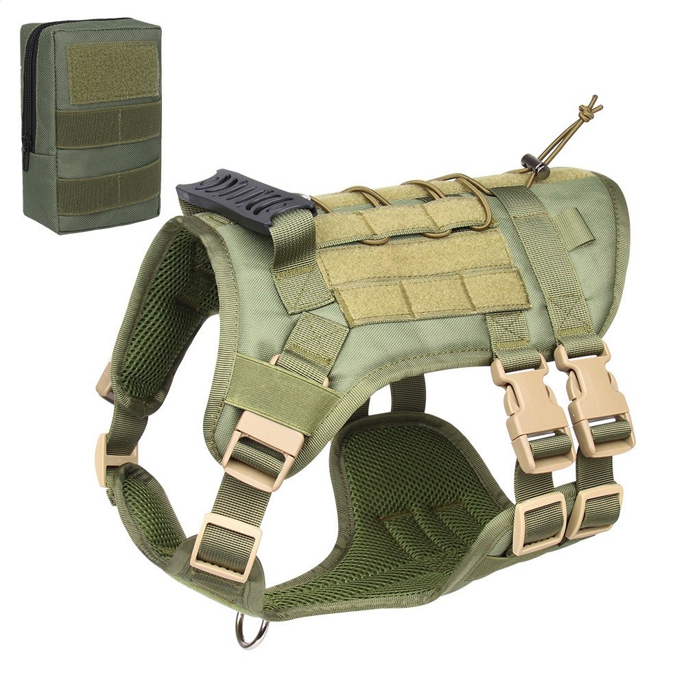 新款大狗戰術背心戶外馬甲狗胸揹帶中大型犬戰術胸背衣服結實耐用-規格圖5