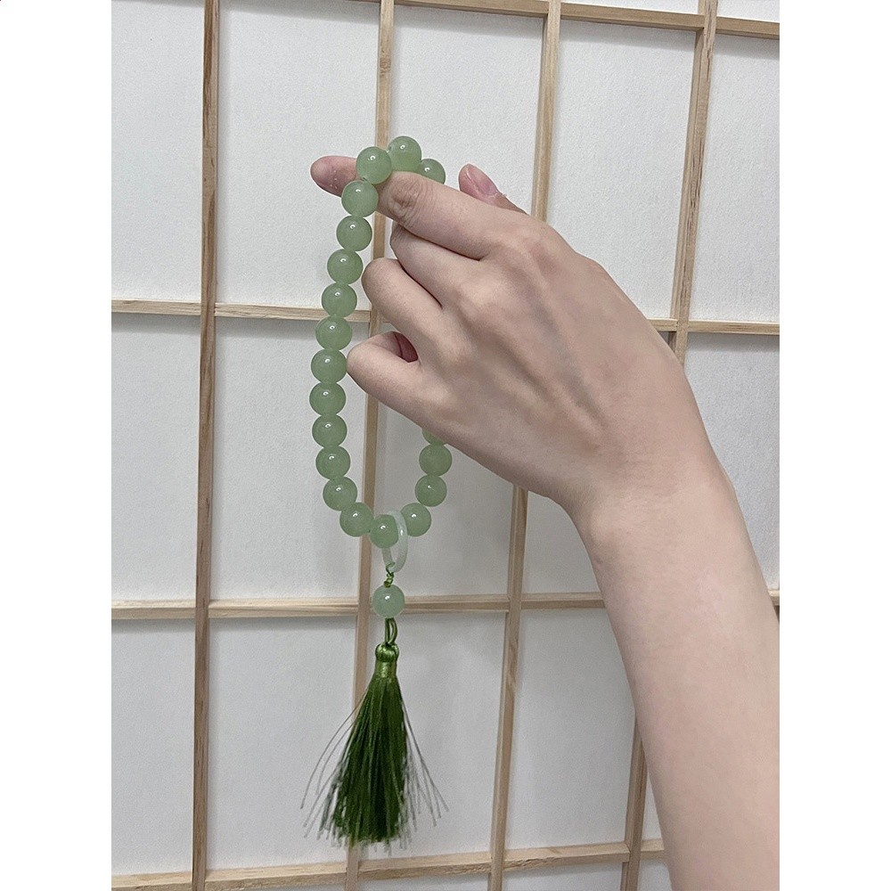 卿棠國風-古風盤玩繞指柔珠串漢服旗袍配飾手串手持背雲項鍊壓襟-細節圖5