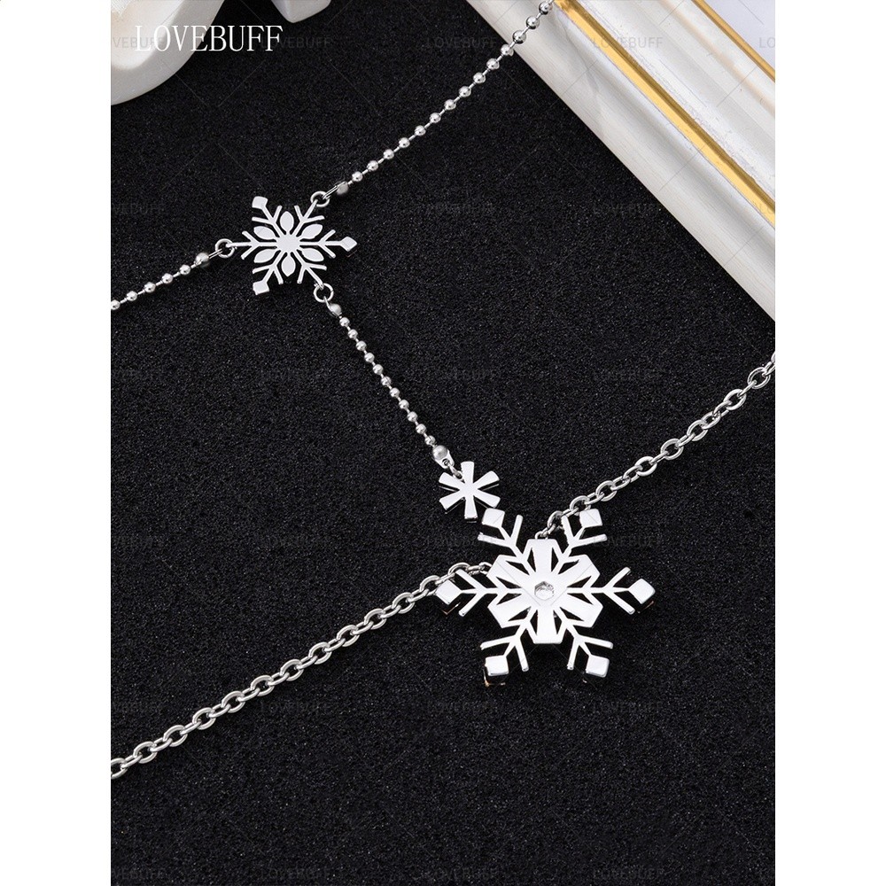 lovebuff周邊雪花項鍊25生日卡主控項鍊同人掛件雪花生日禮物-細節圖4