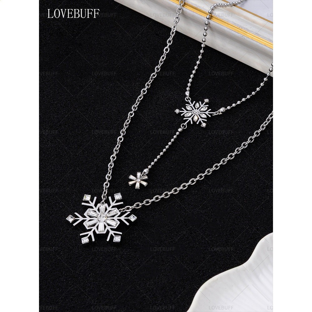 lovebuff周邊雪花項鍊25生日卡主控項鍊同人掛件雪花生日禮物-細節圖5