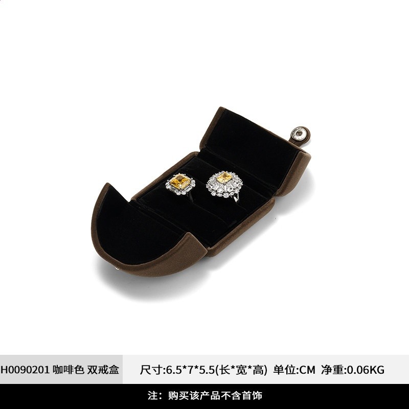 凡西FANXI戒指盒首飾包裝盒手鐲手鍊項鍊高檔珠寶飾品禮盒婚戒盒-規格圖5