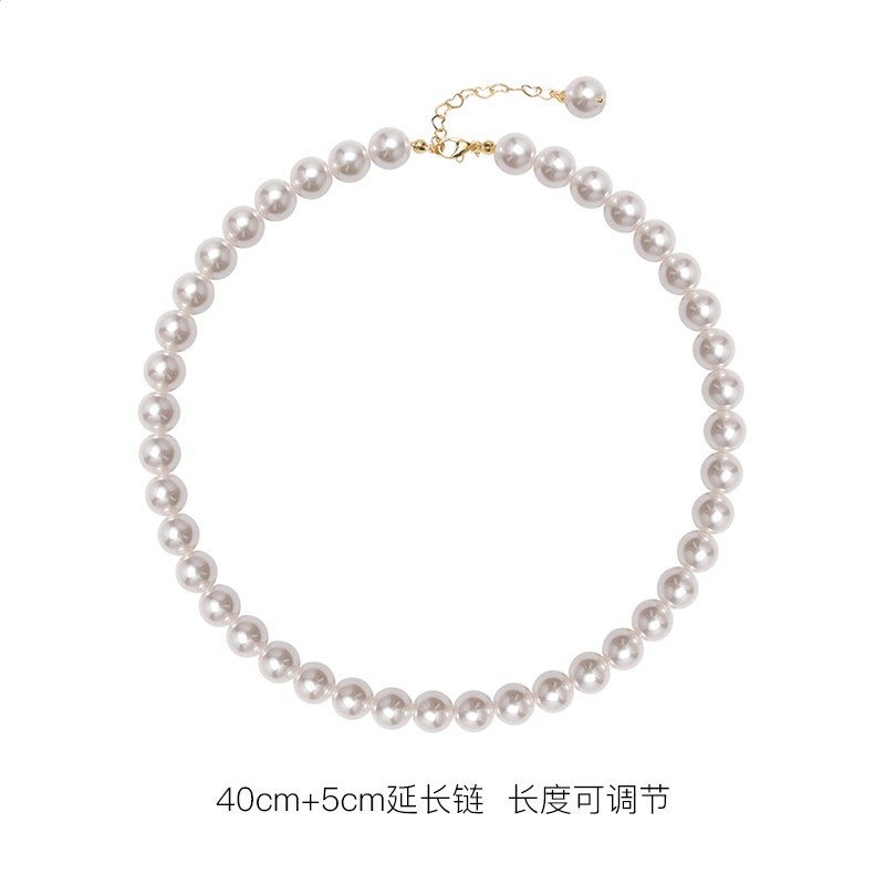 正品倪妮同款大珍珠項鍊女款輕奢小眾2026新款爆款高階感粗頸鍊-規格圖5