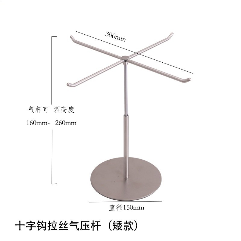 首飾展示架飾品手串項鍊手鍊掛架珠寶展示道具收納陳列架子可旋轉-規格圖5
