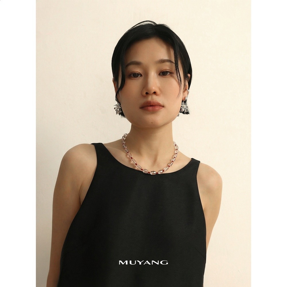 【新品】慕陽MUYANG璃瓔項鍊女款高階感小眾本命年毛衣鏈秋冬配飾-細節圖4