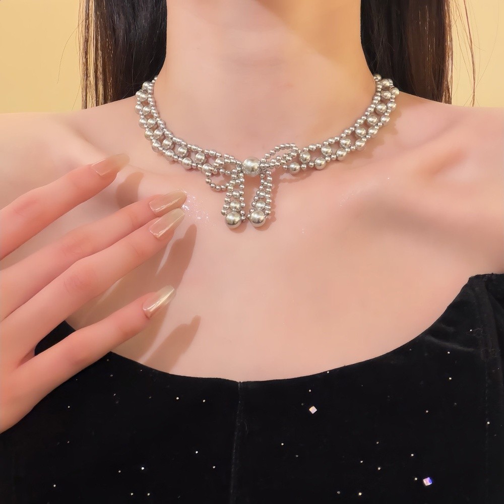 智感灰珍珠choker-宴會私藏~