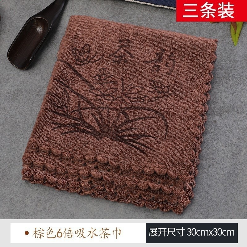 茶布功夫茶巾吸水加厚茶具毛巾茶几茶桌布抹布墊茶臺配件禪意-規格圖5