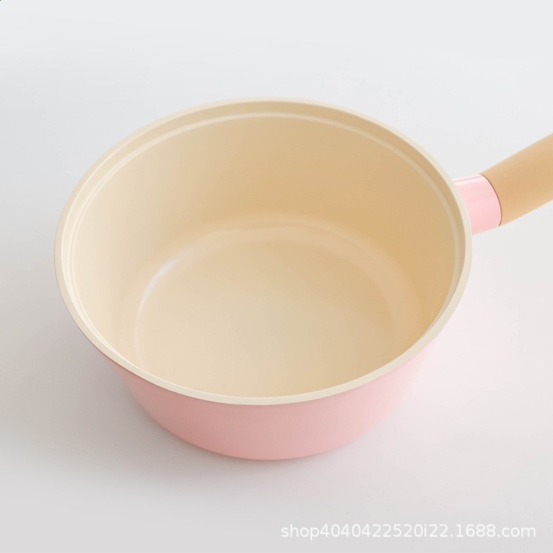 Neoflam陶瓷奶鍋不沾鍋寶寶嬰兒輔食鍋煮熱牛奶鍋小鍋日式雪平鍋-細節圖3