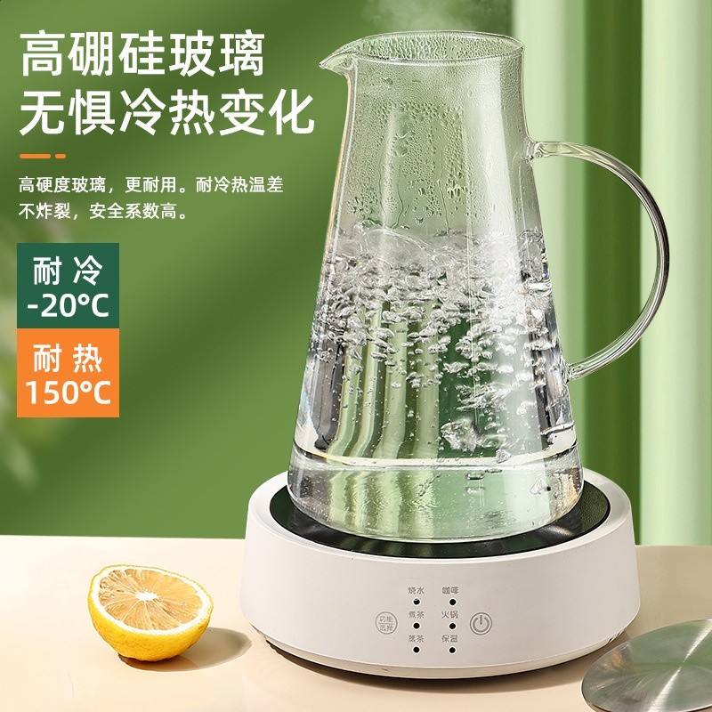 玻璃冷水壺家用食品級儲水涼水冷泡壺大容量耐高溫涼茶壺涼開水壺-細節圖3