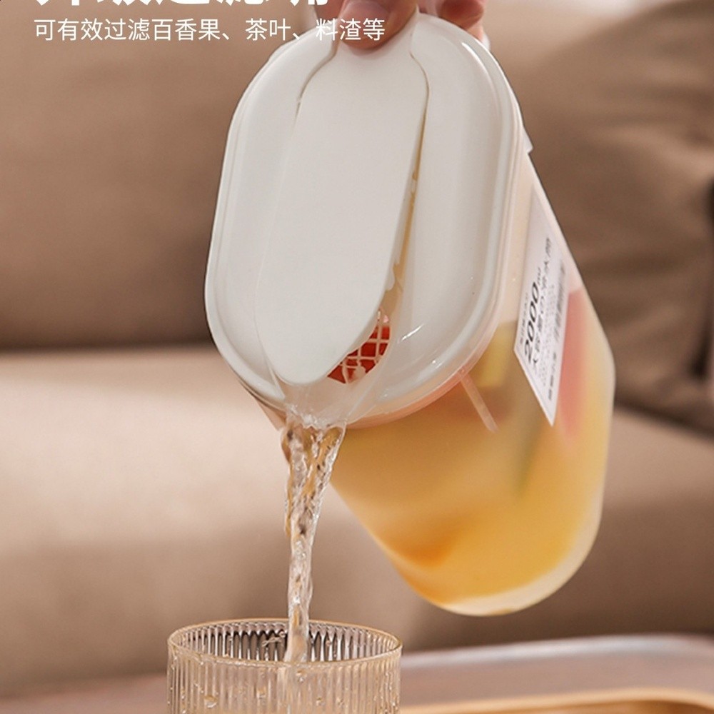 日式冰箱冷水壺家用涼水杯大容量耐高溫飲料冷泡壺冷藏開水涼水壺-細節圖4