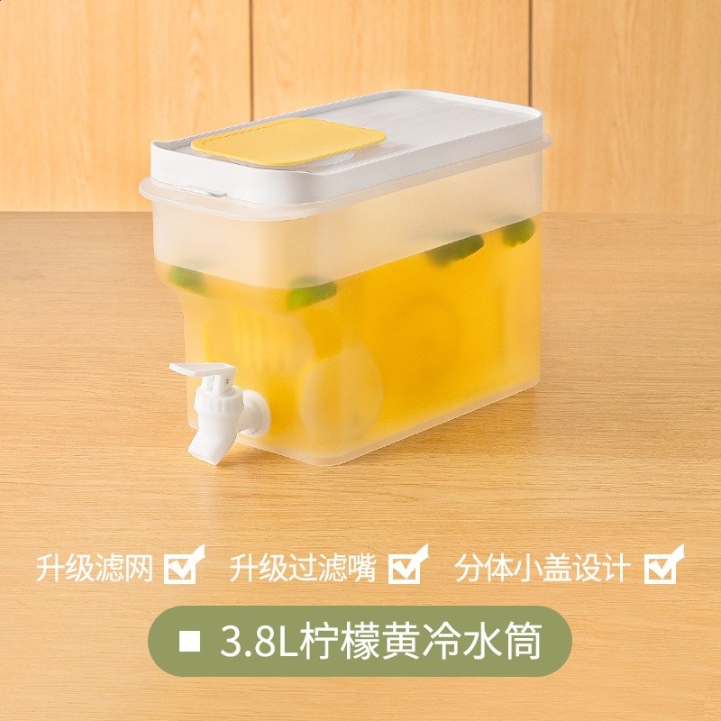 日式冰箱冷水壺家用涼水杯大容量耐高溫飲料冷泡壺冷藏開水涼水壺-規格圖5