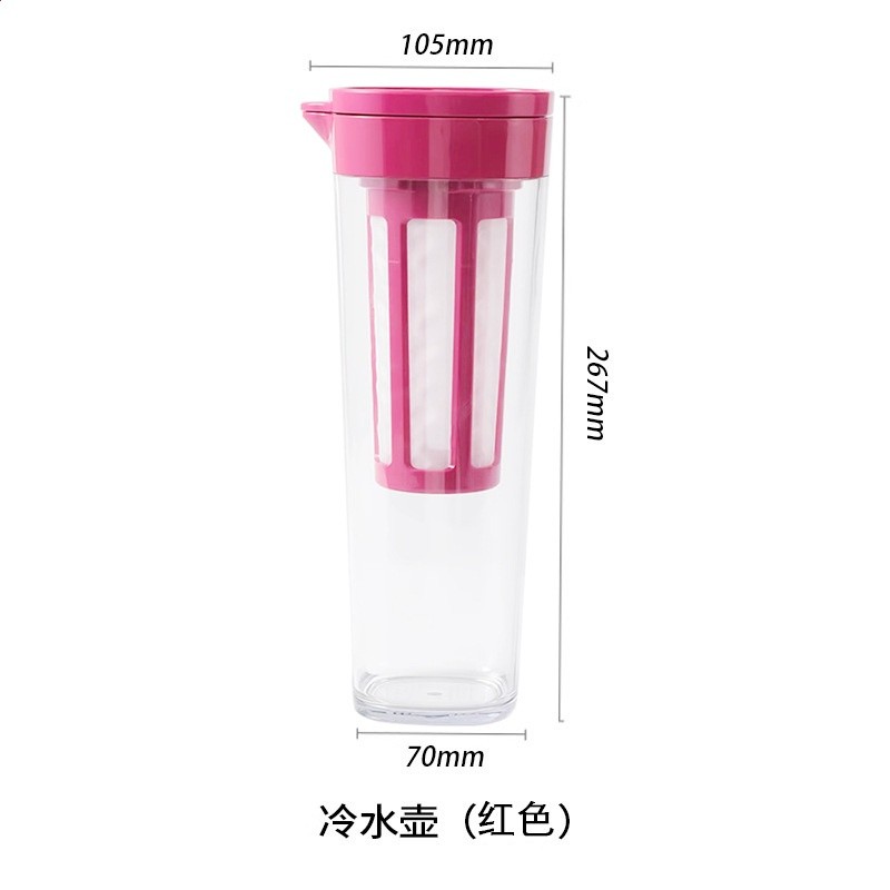 冷萃咖啡壺冷水壺冷泡水果茶壺耐高溫密封水杯子冰箱塑膠家用便攜-規格圖5