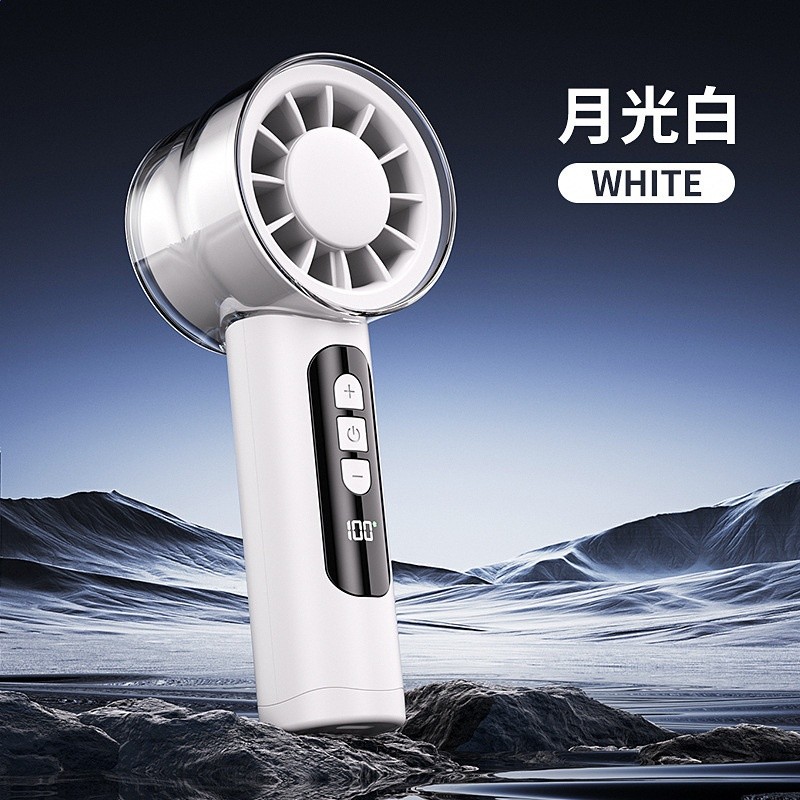 新款戶外高速渦輪100檔手持小風扇 USB充電戶外行動式電風扇 禮品-規格圖5