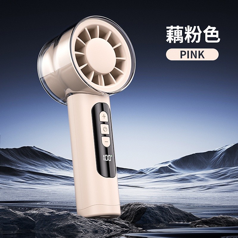 新款戶外高速渦輪100檔手持小風扇 USB充電戶外行動式電風扇 禮品-規格圖5
