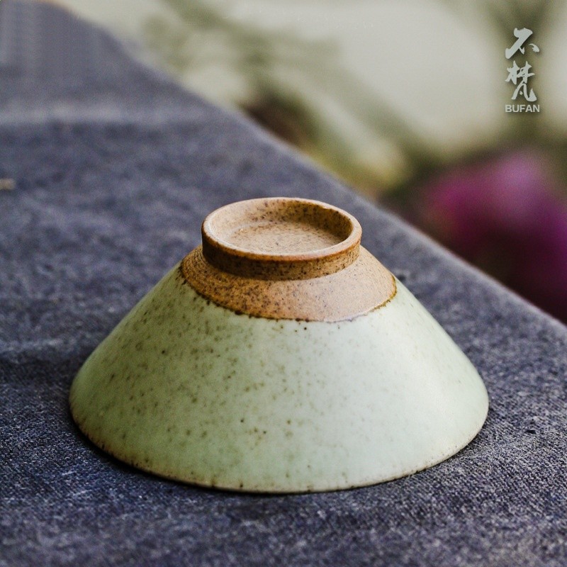 景德鎮陶瓷茶具功夫普洱茶杯手工茶盞主人斗笠杯單杯品茗杯泡茶-細節圖2