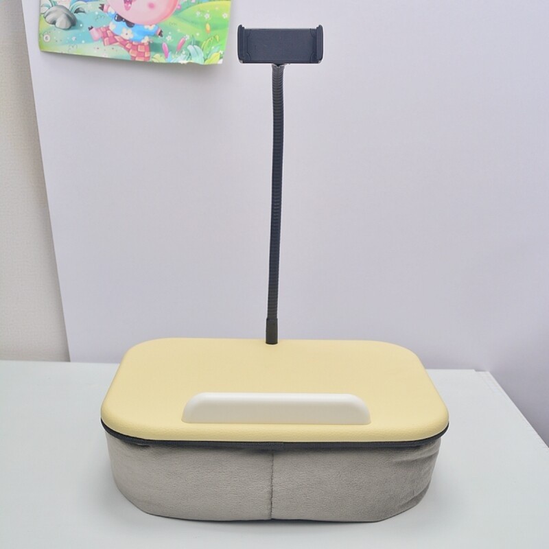 皮革桌面 淺黃色 顆粒款