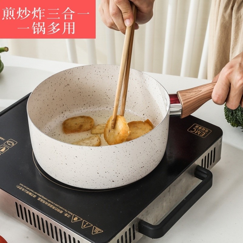 日式麥飯石不沾雪平鍋-細節圖2