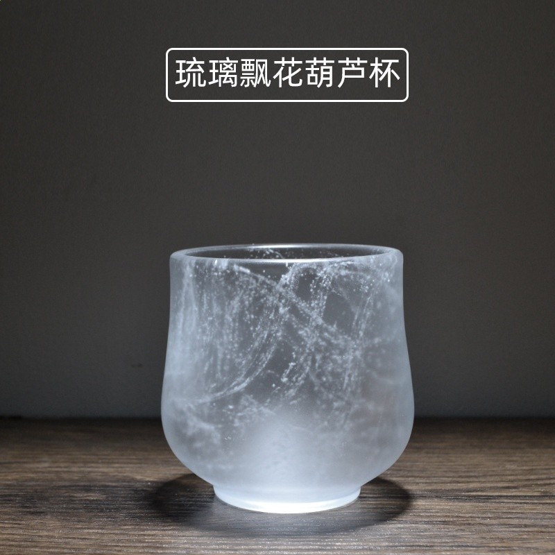 琉璃飄花葫蘆杯
