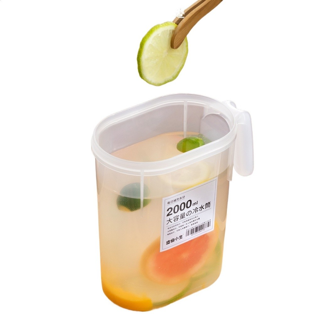 日式冰箱冷水壺家用涼水杯大容量耐高溫飲料冷泡壺冷藏開水涼水壺-細節圖5