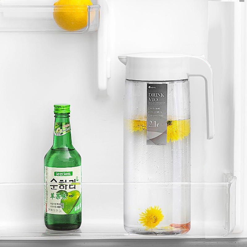 冷水壺日式冷泡壺涼水杯家用大容量茶水壺耐高溫涼白開水壺-細節圖2