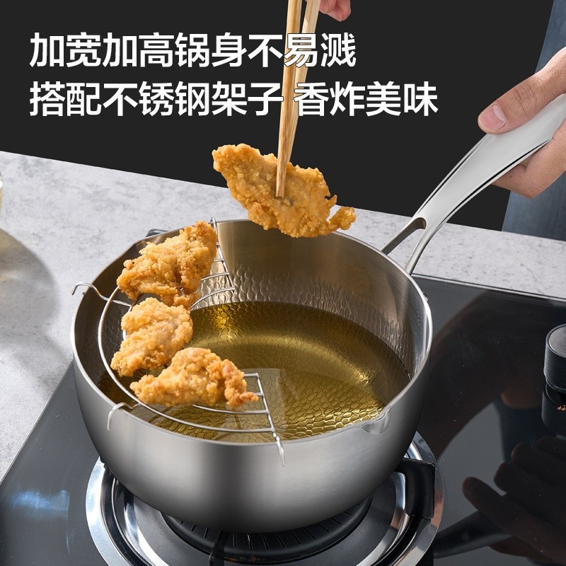 純鈦雪平鍋家用無塗層不粘鍋寶寶輔食一鍋電磁爐專用湯鍋小奶鍋-細節圖3