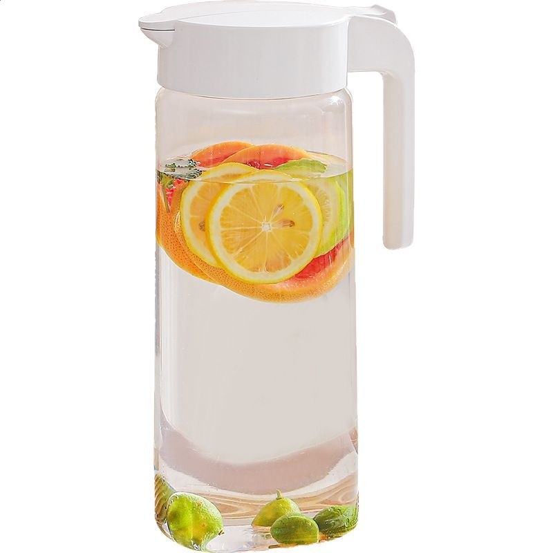 按壓式冷水壺家用冰箱大容量密封涼水壺飲料冷泡壺冰箱側門果茶杯-細節圖5