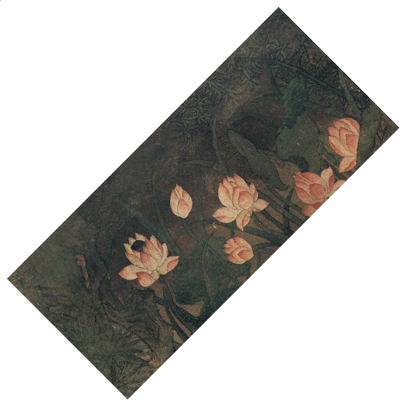 赴會東荷花麂皮絨茶巾（19*45cm）