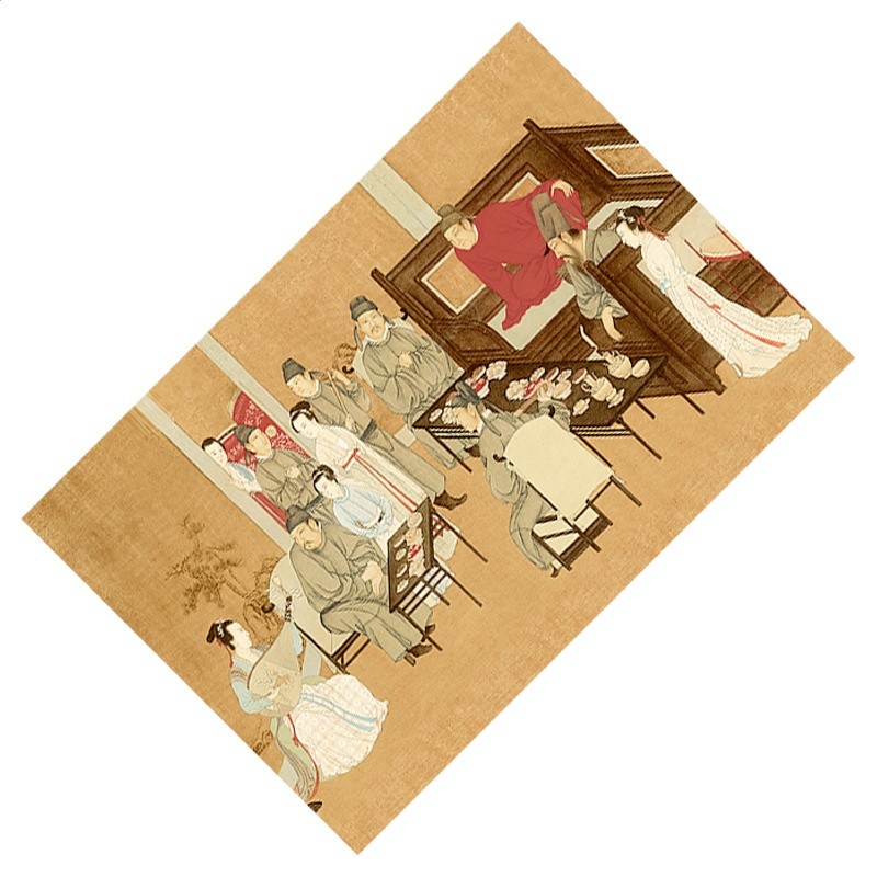 韓熙載麂皮絨茶巾（19*29cm）