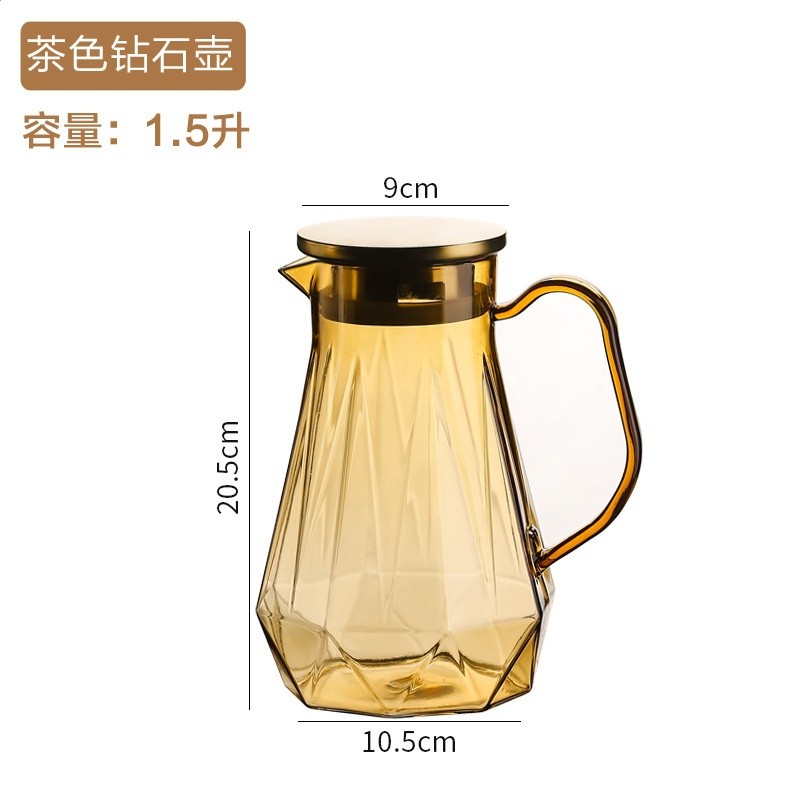 1.5升茶色鑽石壺