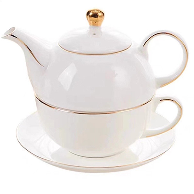 批發高顏值全套陶瓷茶具套裝創意骨瓷伴手禮家用旅行一體茶壺水杯-細節圖5