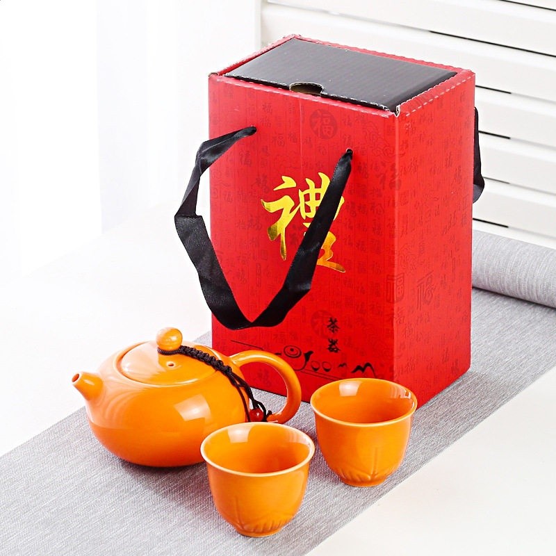 西柿（喜事）如意簡易盒兩杯裝