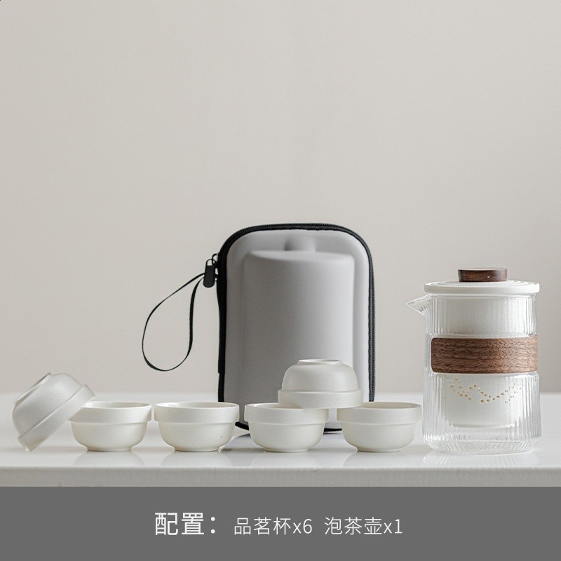 功夫旅行茶具行動式套裝泡茶戶外旅遊露營喝茶裝備小套茶杯快客杯-規格圖5