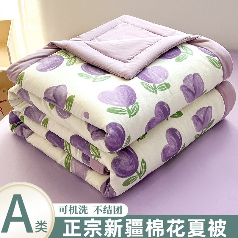 鬱金香-紫【A類抗菌 100%新疆棉芯】