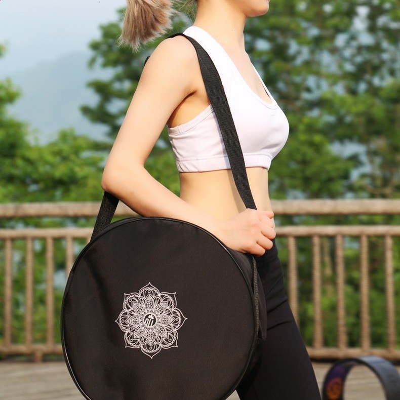瑜伽輪包專用女時尚收納單肩健身包瑜伽服瑜伽墊瑜伽磚可批發揹包-細節圖3