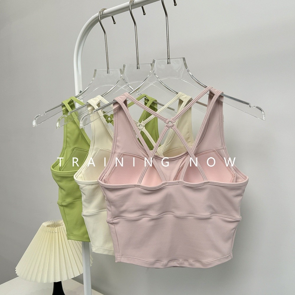 瑜伽服美背運動背心女可外穿防震聚攏跑步速乾收副乳內衣健身文胸-規格圖5