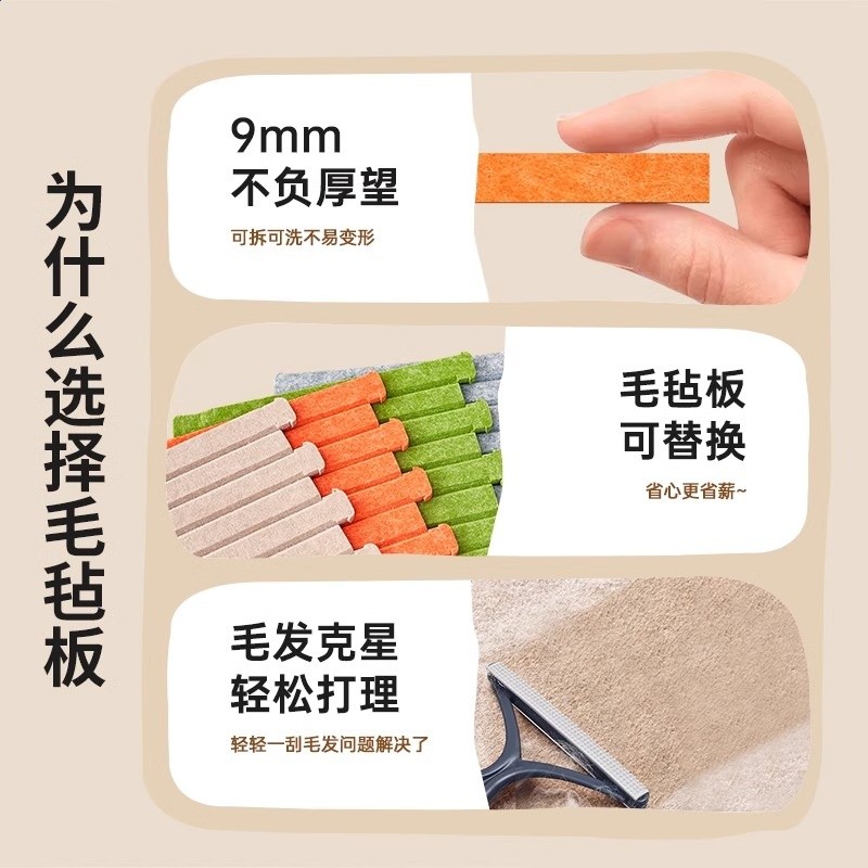 L型貓抓板貓咪用品大全耐磨不掉屑立式可替換毛氈貓窩一體貓爪板-細節圖5