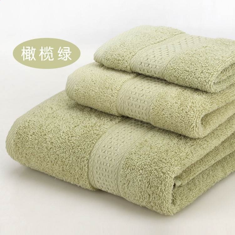毛巾 長絨棉12色方巾毛巾浴巾禮品套巾刺繡logo棉毛巾-細節圖3