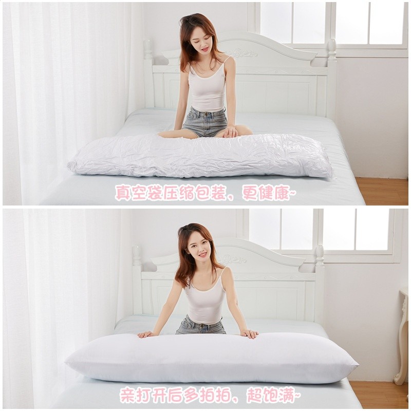 動漫等身抱枕芯雲上七孔棉加重羽絨棉160X50PP棉180X60cm長枕芯-細節圖3
