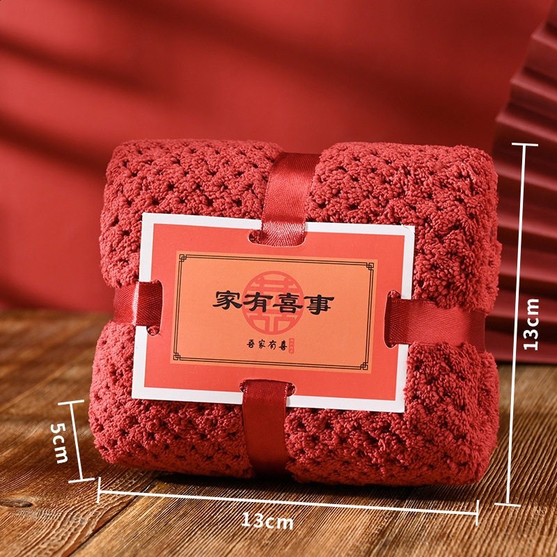 新款 方塊毛巾小熊伴手禮毛巾結婚慶寬絲帶喜鋪喜糖滿月生日回禮-規格圖5