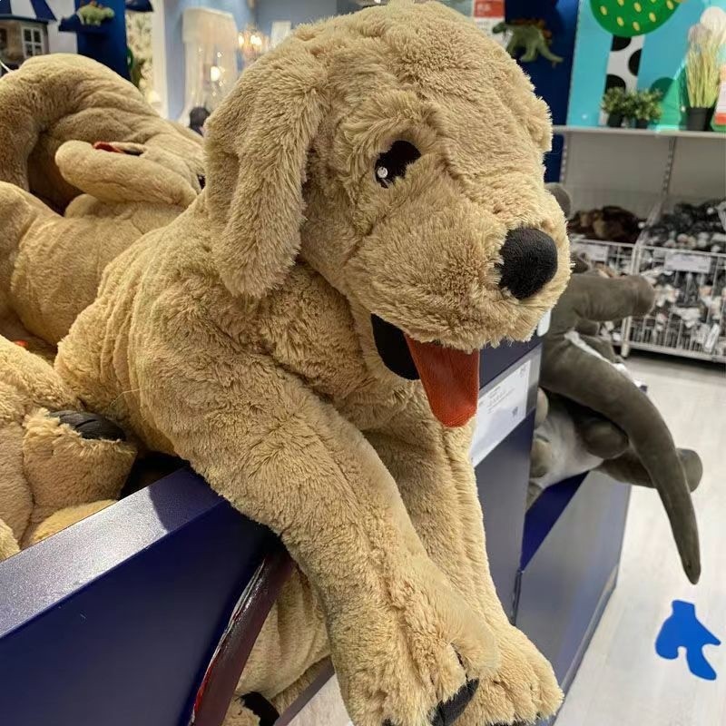 狗狗毛絨玩具古西格格登大小黃狗抱枕生日禮物金毛犬玩偶【廠家】-細節圖4
