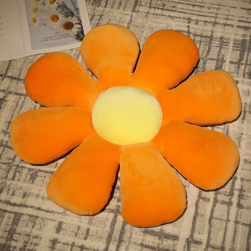 創意性花朵樹葉熊掌坐墊毛絨玩具仙人掌抱枕沙發靠墊椅墊愛心蒲團-規格圖5